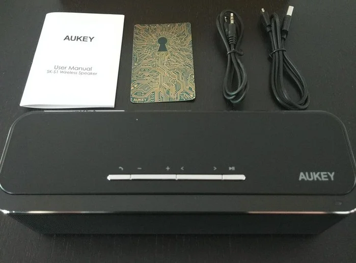deballage enceinte bluetooth aukey sk-s1