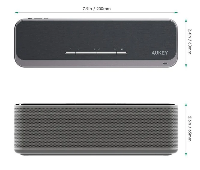 dimensions enceinte bluetooth aukey sk-s1