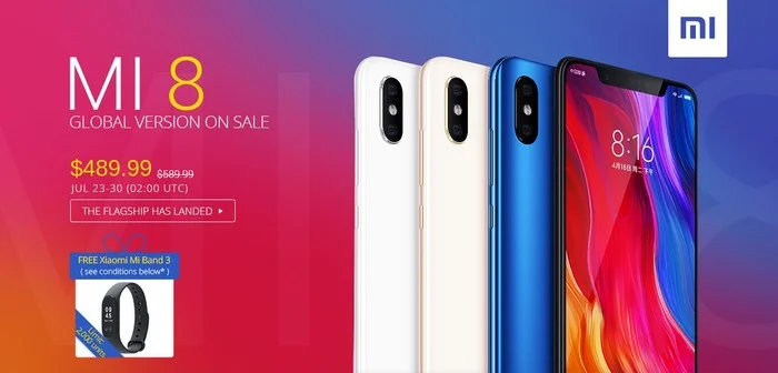 promotion xiaomi mi 8 et mi band 3