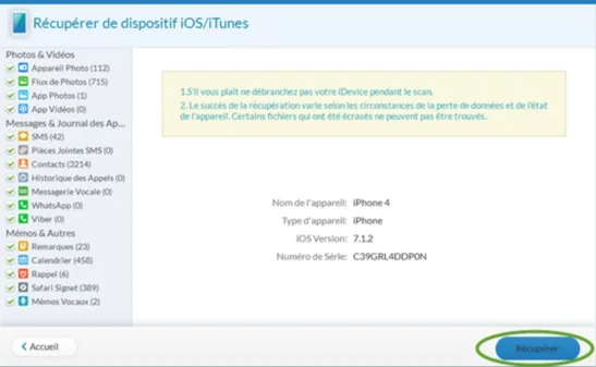 recuperer donnees itunes jihosoft iphone data recovery