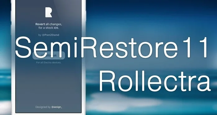 rollectra semirestore11 restaure votre iphone