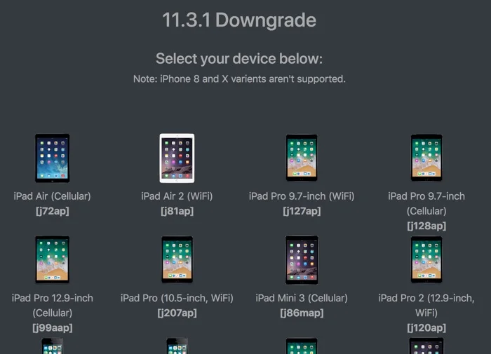 toolkit downgrade ios 11.3.1