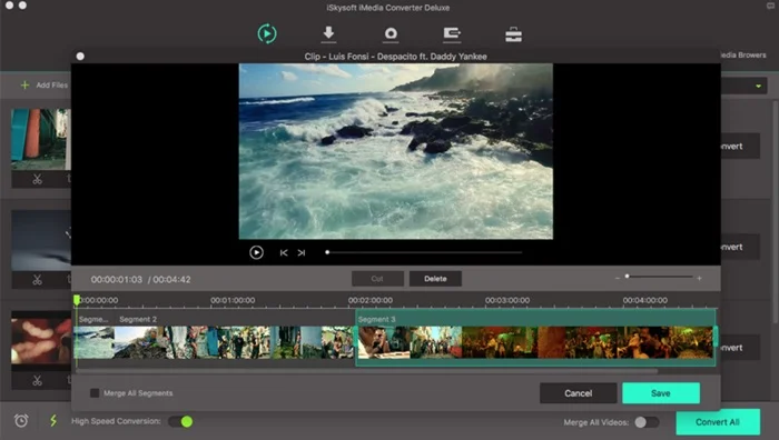 decouper une video avec iskysoft imedia converter deluxe