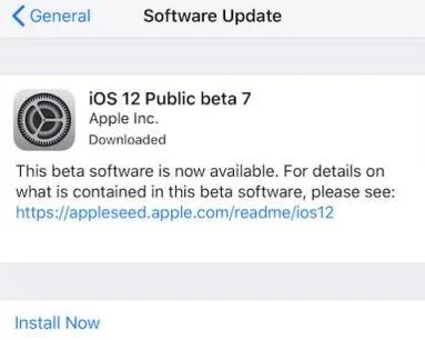ios 12 beta 7 public