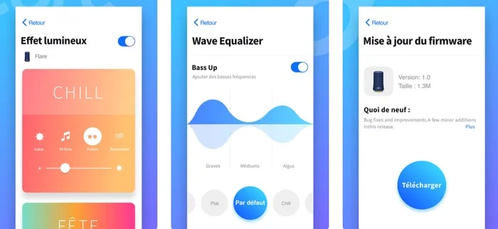 application soundcore pour enceinte flare et flare plus