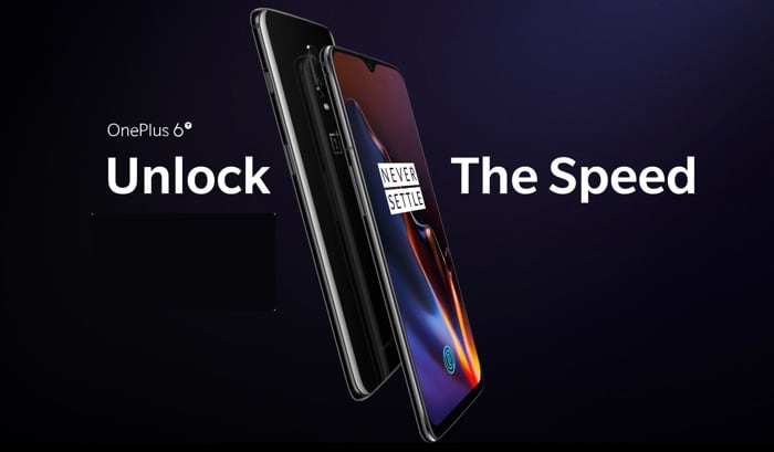 presentation smartphone oneplus 6t