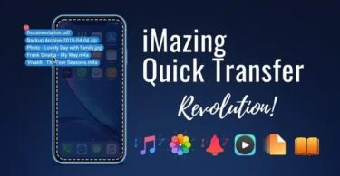 imazing quick transfer pour mac et windows