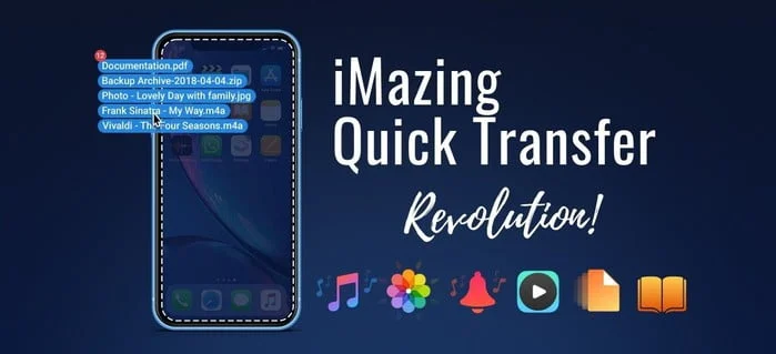 imazing quick transfer pour mac et windows