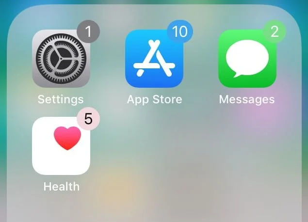 modifier couleur badges iphone avec badgecolors