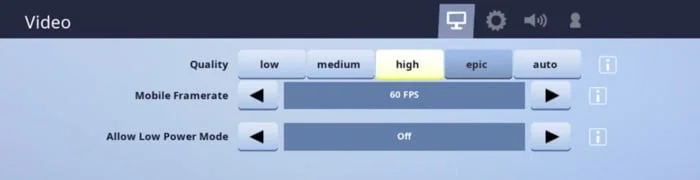 passer fortnite en 60 fps sur iphone