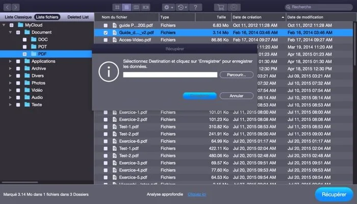 recuperer documents avec stellar data recovery professional mac