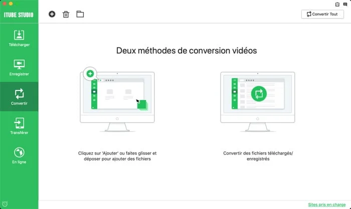 conversion video avec itube studio