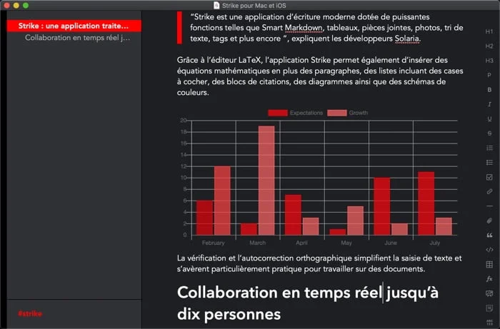 integration schema avec editeur strike