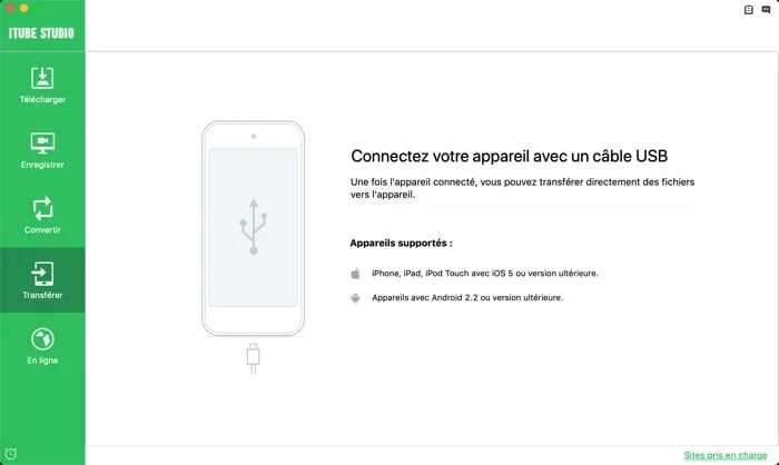 transfert video avec itube studio