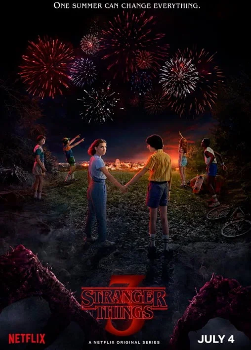 affiche officielle stranger things saison 3