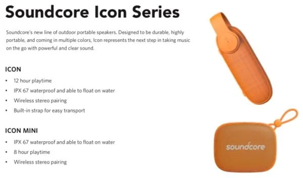anker soundcore icon series