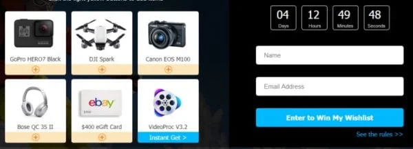 concours videoproc gagner gopro hero7 dji spark