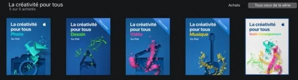 guides apple creativite pour tous