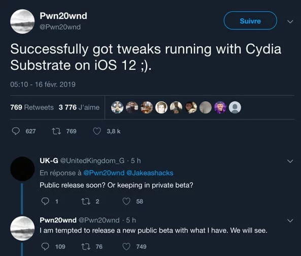 cydia substrate jailbreak ios 12