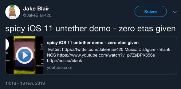 jailbreak untethered ios 11 spicy