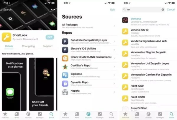 sileo gestionnaire tweak jailbreak electra