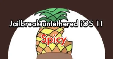 spicy jailbreak untethered ios 11
