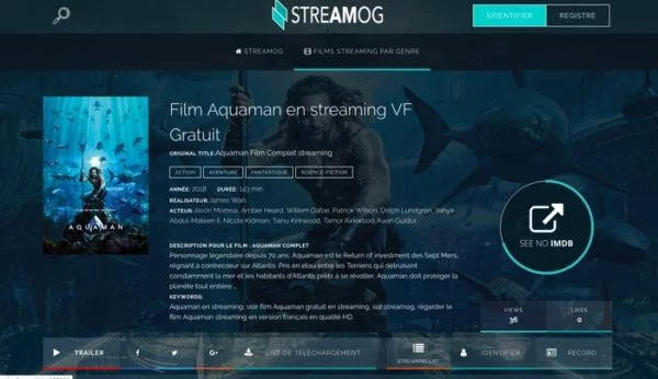 streamog site streaming francais