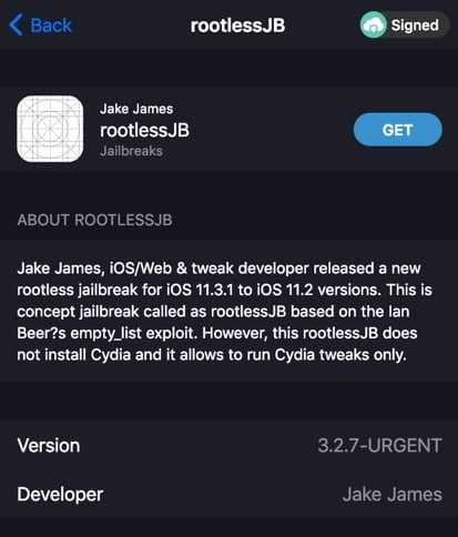 telecharger rootlessjb jailbreak ios 12