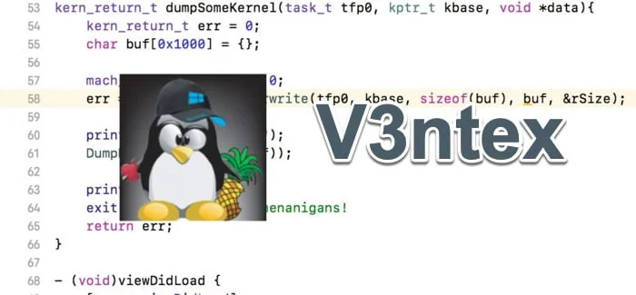 v3ntex exploit jailbreak ios 12