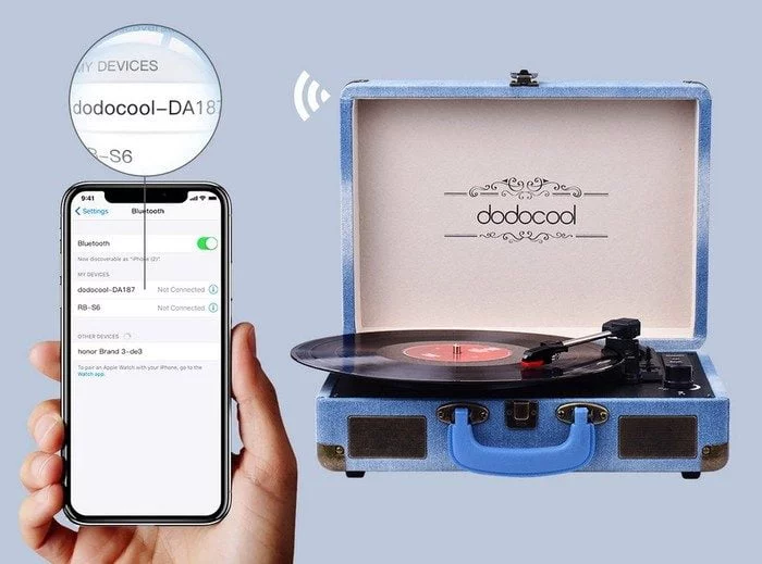 dodocool da187 tourne disque bluetooth