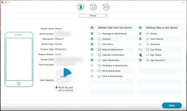 tuneskit iphone data recovery mac