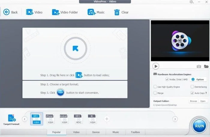 tutoriel couper une video avec videoproc