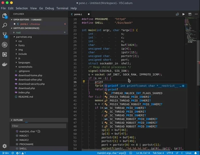 vscodium macos alternative vscode