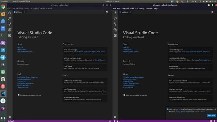 vscodium vs visual studio code