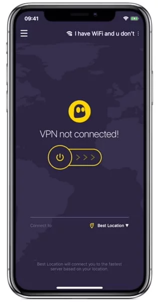 application cyberghost vpn iphone xs