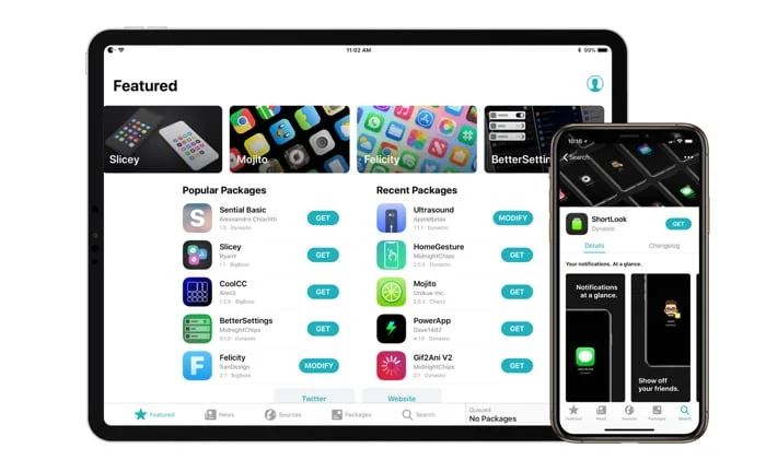 application sileo jailbreak chimera