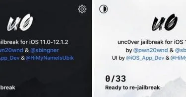 mode sombre jailbreak unc0ver