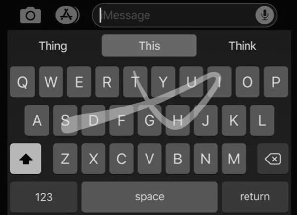 quickpatch clavier ios 13