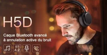 test casque bluetooth xsound h5d anc