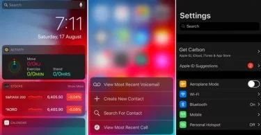 tweak carbon dark mode sombre