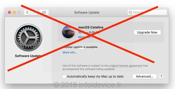 Desactiver Message Mise A Jour Macos Catalina