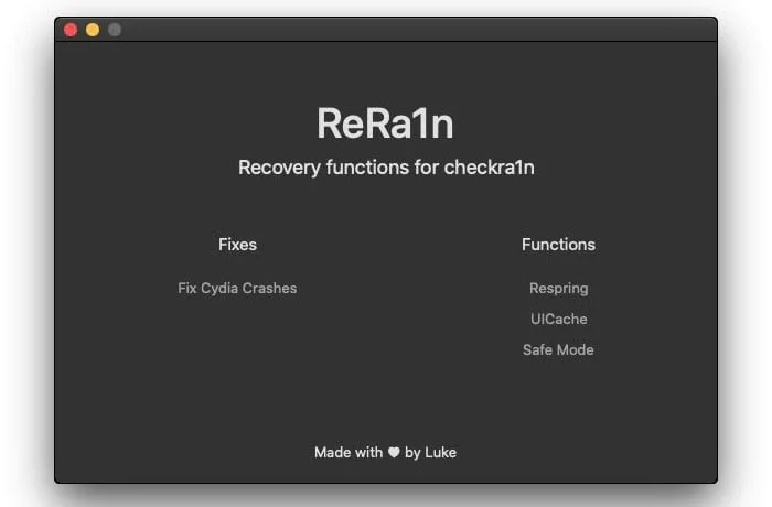 Rera1n Downgrade Iphone Jailbreak