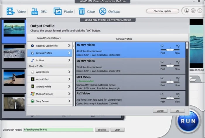 Convertir Video 4k Avec Winx Hd Converter Video Deluxe