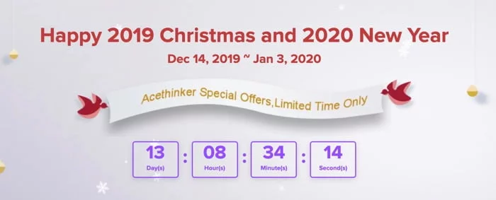 Offre Noel Acethinker Video Master