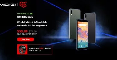 Promo Umidig A3s Uwatch3