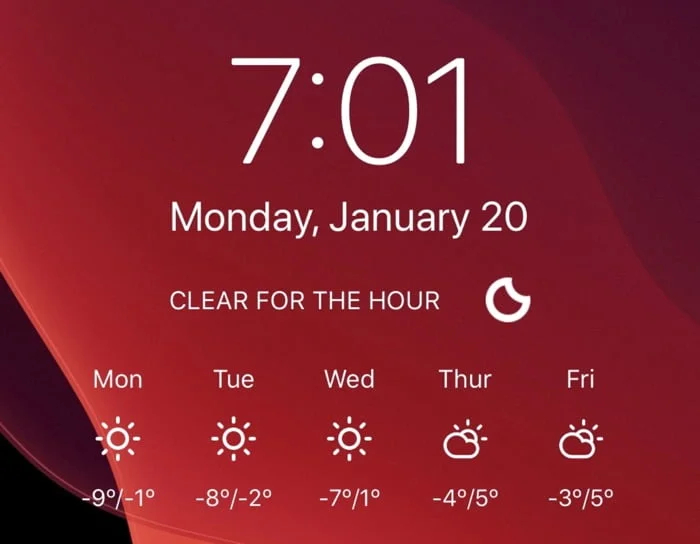 Meteo Ecran Verrouillage Iphone Tweak Mot