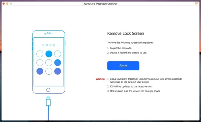 Supprimer Mot De Passe Iphone Joyoshare Ipasscode Unlocker