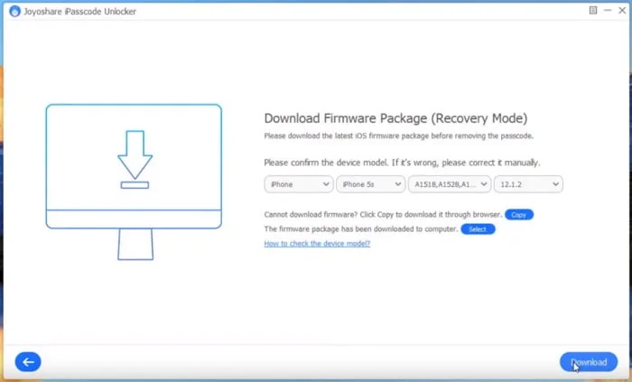 Telecharger Firmware Joyoshare Ipasscode Unlocker