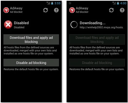 Bloqueur De Publicite Adaway Pour Android