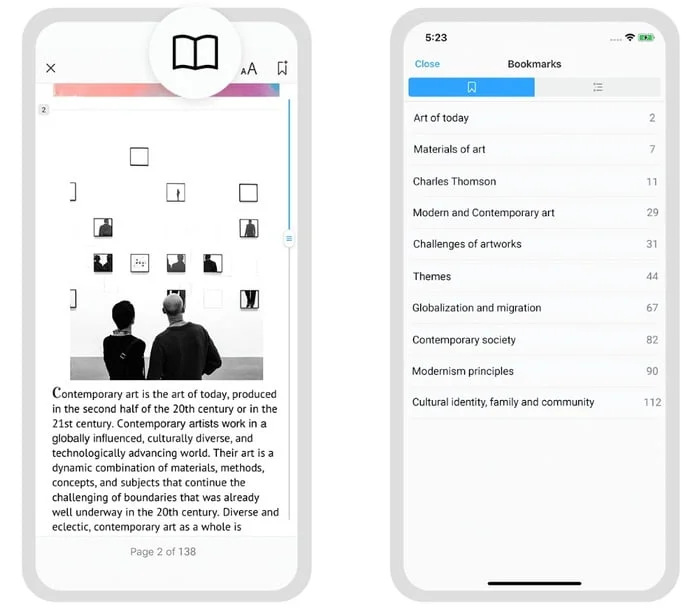 Utilisation Des Signets Mode Lecture Pdf Expert Readdle